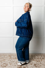 Load image into Gallery viewer, Have We Met Oversized Denim Jacket
