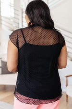 Load image into Gallery viewer, Here And Now Mock Neck Top In Black
