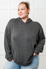 Load image into Gallery viewer, Hold That Thought Rib Knit Hoodie
