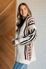 Load image into Gallery viewer, Holding On Aztec Print Cardigan
