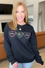 Load image into Gallery viewer, Snarky Valentine Embroidered Sweatshirt
