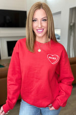 Load image into Gallery viewer, Matching Mama Embroidered Sweatshirt
