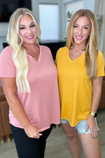 Load image into Gallery viewer, Heart and Soul V-Neck Top in Mustard
