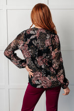 Load image into Gallery viewer, I Wish We Had it All Surplice Floral Blouse
