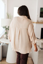 Load image into Gallery viewer, In Your Thoughts Oversized Dolman Sleeve Top in Champagne
