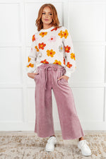 Load image into Gallery viewer, In or Out Wide Leg Cropped Pants in Light Rose
