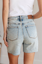 Load image into Gallery viewer, Cindy High Rise Mineral Wash Distressed Boyfriend Shorts
