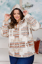 Load image into Gallery viewer, Just Going For It Aztec Hoodie
