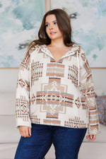 Load image into Gallery viewer, Just Going For It Aztec Hoodie
