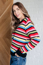 Load image into Gallery viewer, Keep Dreaming Striped Sweater
