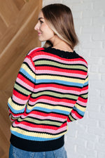 Load image into Gallery viewer, Keep Dreaming Striped Sweater
