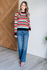 Load image into Gallery viewer, Keep Dreaming Striped Sweater
