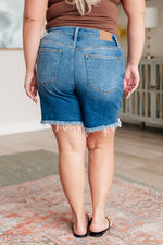 Load image into Gallery viewer, Kelsey Mid Rise Distressed Cutoff Shorts
