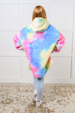 Load image into Gallery viewer, Kids Oversized Hoodie Blanket in Rainbow
