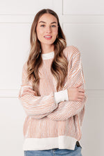 Load image into Gallery viewer, Least High Maintenance Contrast Trim Sweater
