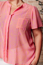 Load image into Gallery viewer, Let Me See You Do It Shawl Neckline Blouse

