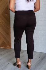 Load image into Gallery viewer, Magic Ankle Crop Skinny Pants in Chocolate
