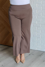 Load image into Gallery viewer, Magic Wide Leg Crop Pants in Dark Mocha
