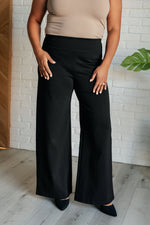 Load image into Gallery viewer, Magic Wide Leg Pants in Black
