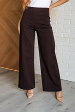 Load image into Gallery viewer, Magic Wide Leg Pants in Chocolate
