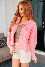 Load image into Gallery viewer, Main Stage Corduroy Jacket in Neon Pink
