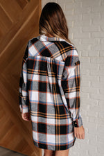 Load image into Gallery viewer, Make it Right Plaid Shirt Dress
