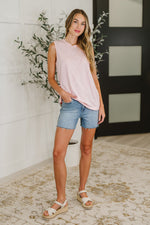 Load image into Gallery viewer, New Normal Pleat Detail Sleeveless Top in Pink
