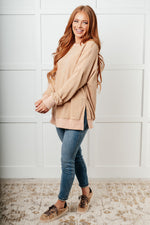 Load image into Gallery viewer, No Plain Jane Oversized Sweatshirt in Khaki
