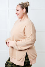 Load image into Gallery viewer, No Plain Jane Oversized Sweatshirt in Khaki
