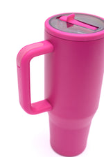 Load image into Gallery viewer, No Spill 40oz Tumbler in Hot Pink
