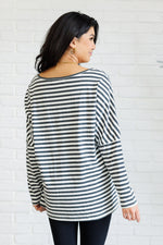 Load image into Gallery viewer, Obviously Mine Striped Oversized Top
