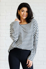 Load image into Gallery viewer, Obviously Mine Striped Oversized Top
