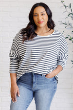 Load image into Gallery viewer, Obviously Mine Striped Oversized Top
