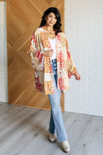 Load image into Gallery viewer, Patchwork of Feelings Mixed Floral Kimono
