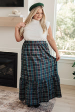 Load image into Gallery viewer, Plaid Perfection Maxi Skirt
