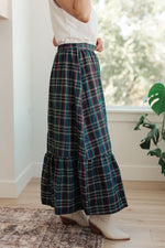 Load image into Gallery viewer, Plaid Perfection Maxi Skirt
