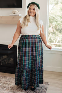 Plaid Perfection Maxi Skirt