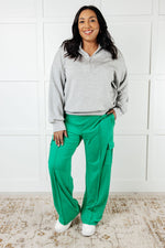 Load image into Gallery viewer, Race to Relax Cargo Pants in Emerald Green
