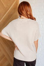 Load image into Gallery viewer, Relaxing Away Dolman Sleeve Knit Top in Taupe
