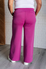 Load image into Gallery viewer, Resort Travel Wide Leg Crop Pant in Magenta
