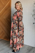 Load image into Gallery viewer, Send it Over Faux Wrap Maxi Dress
