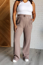 Load image into Gallery viewer, Set Process Mineral Wash Waffle Knit Pants in Brown
