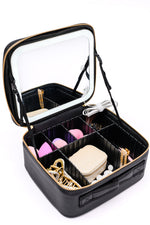 Load image into Gallery viewer, She&#39;s All That LED Makeup Case in White
