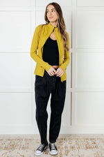 Load image into Gallery viewer, Staying Swift Activewear Jacket in Yellow Pear
