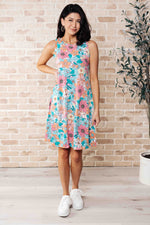 Load image into Gallery viewer, Summer Garden Sleeveless Swing Dress
