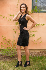 Load image into Gallery viewer, Summer Nights Black Dress
