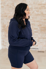 Load image into Gallery viewer, Sun or Shade Zip Up Jacket in Navy
