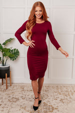 Load image into Gallery viewer, Sure To Fall In Love Bodycon Dress
