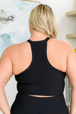 Load image into Gallery viewer, Sweet Thang Cropped Tank in Black
