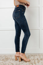 Load image into Gallery viewer, Tessa High Rise Control Top Step Hem Skinny Jeans
